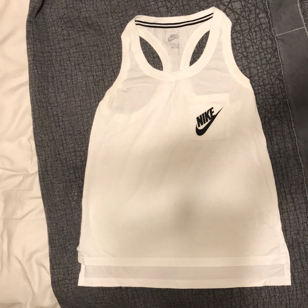 Nike white tank top